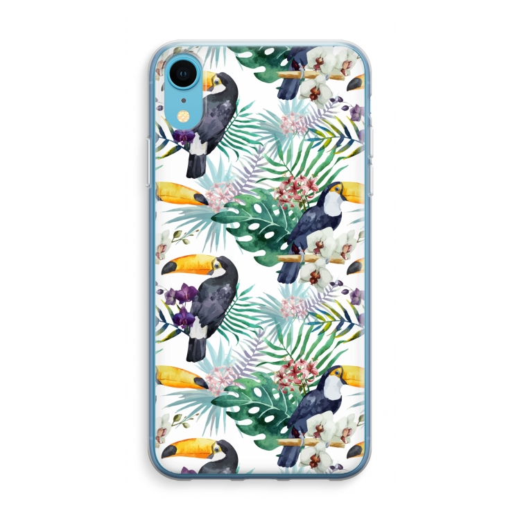Tukans: iPhone XR Transparant Hoesje