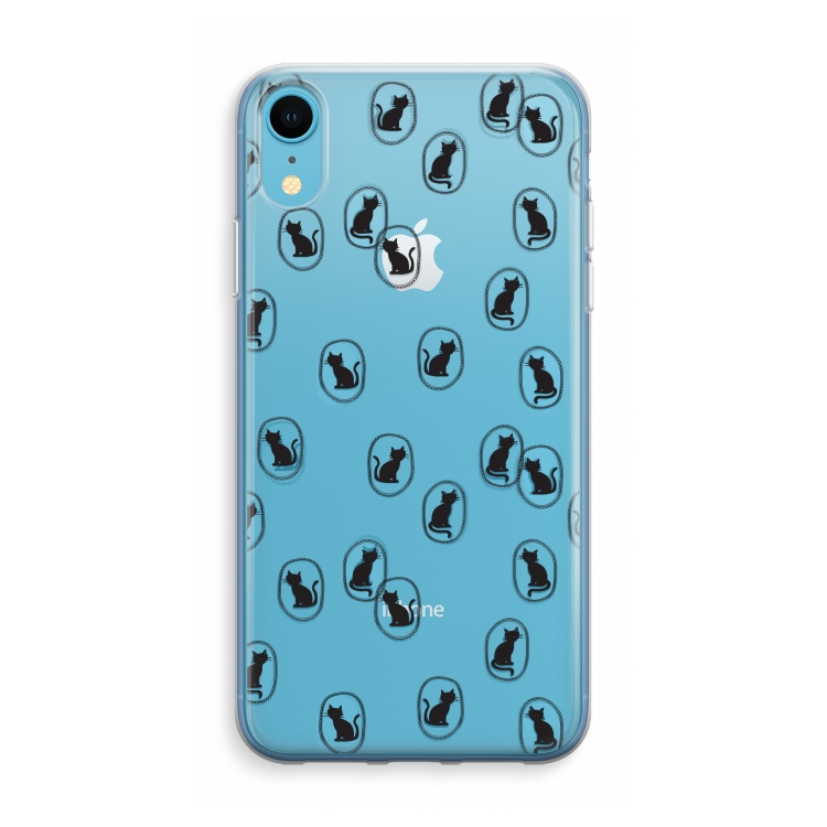 Miauw: iPhone XR Transparant Hoesje