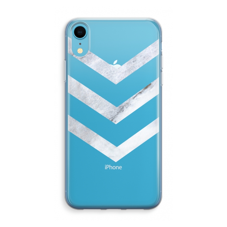 Marmeren pijlen: iPhone XR Transparant Hoesje