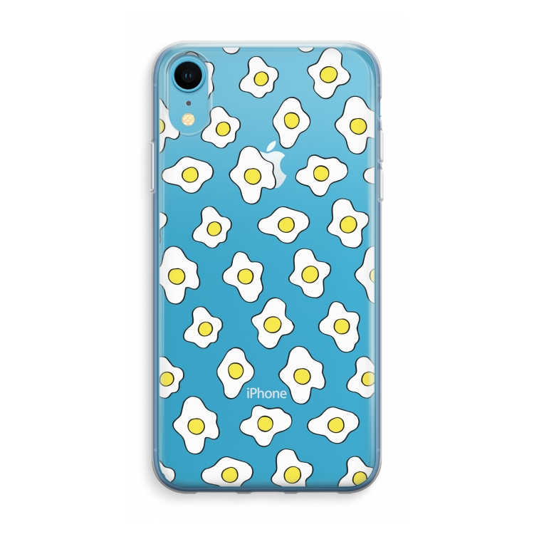 Spiegeleitjes: iPhone XR Transparant Hoesje