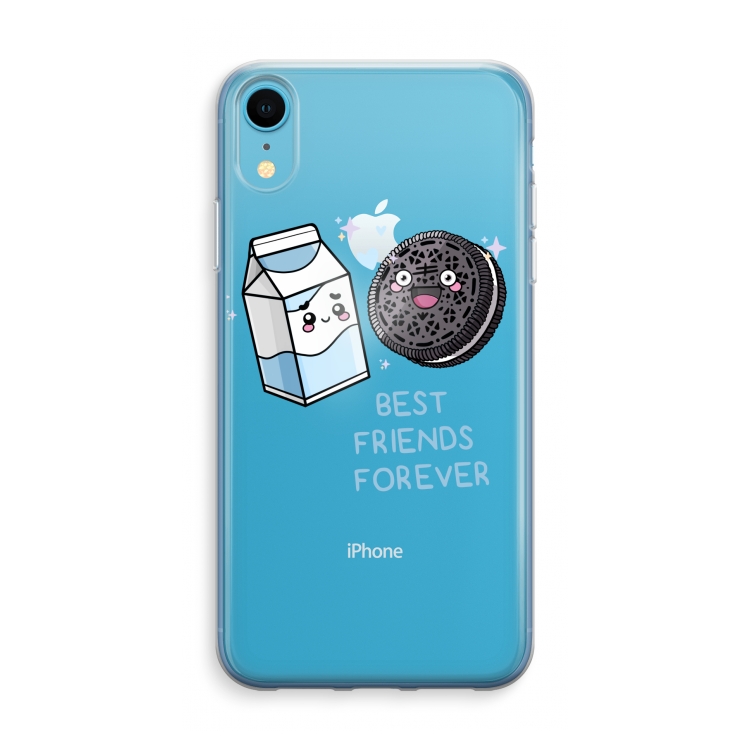 Best Friend Forever: iPhone XR Transparant Hoesje