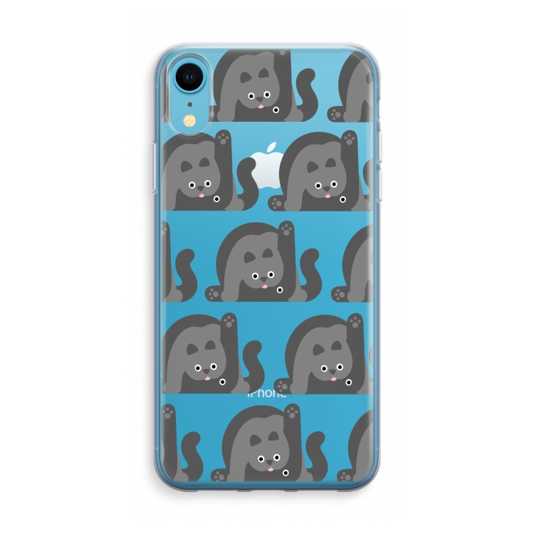 Cats: iPhone XR Transparant Hoesje