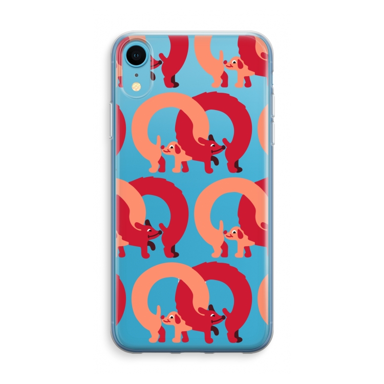 Dogs: iPhone XR Transparant Hoesje