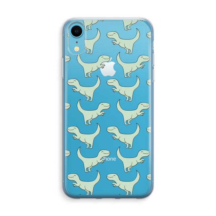Dinos: iPhone XR Transparant Hoesje