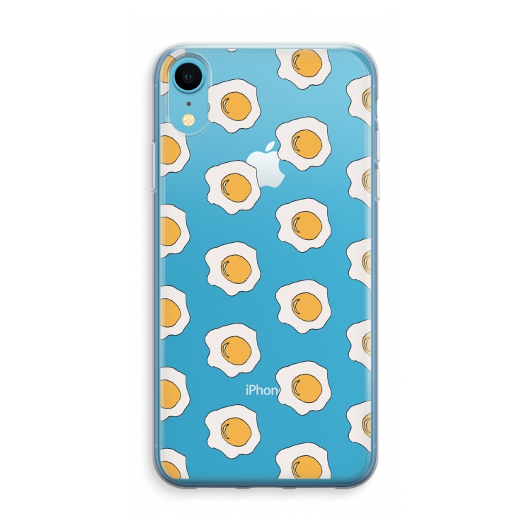 Bacon to my eggs #1: iPhone XR Transparant Hoesje