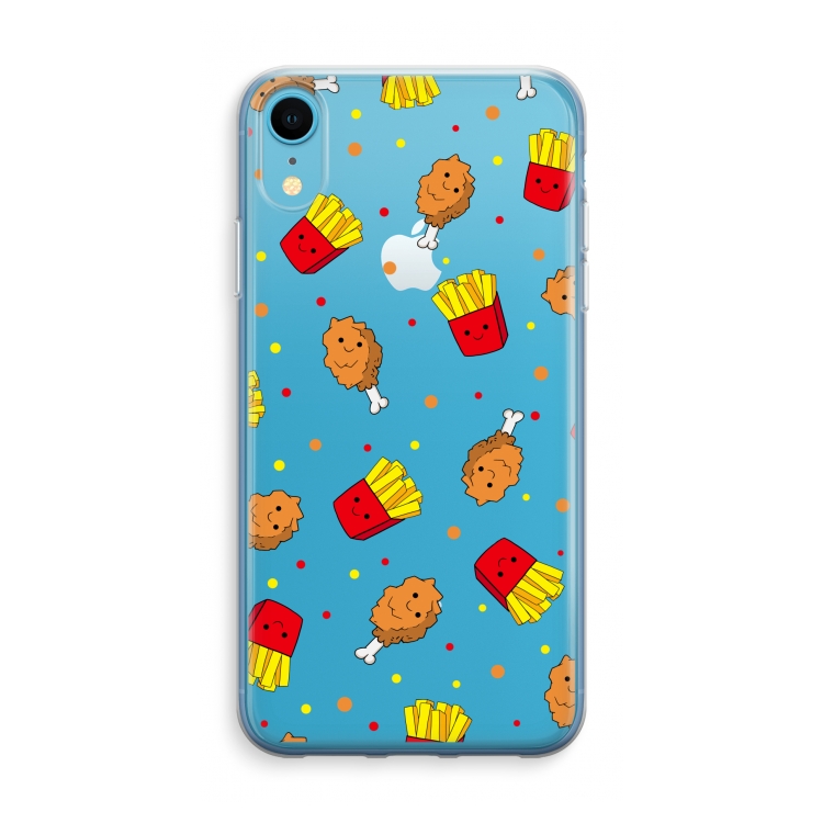 Chicken 'n Fries: iPhone XR Transparant Hoesje