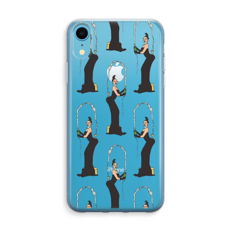 Pop Some Kim: iPhone XR Transparant Hoesje