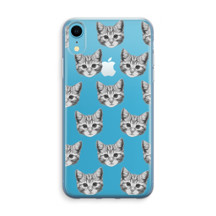 Kitten: iPhone XR Transparant Hoesje