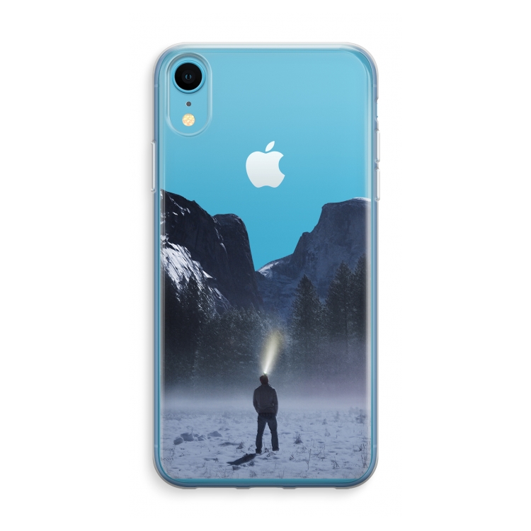 Wanderlust: iPhone XR Transparant Hoesje