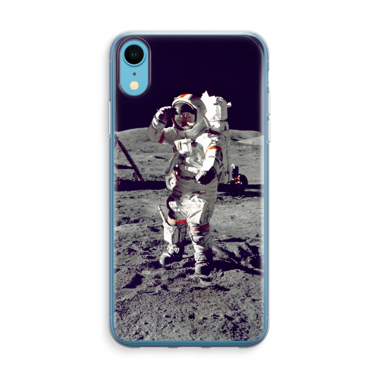 Spaceman: iPhone XR Transparant Hoesje