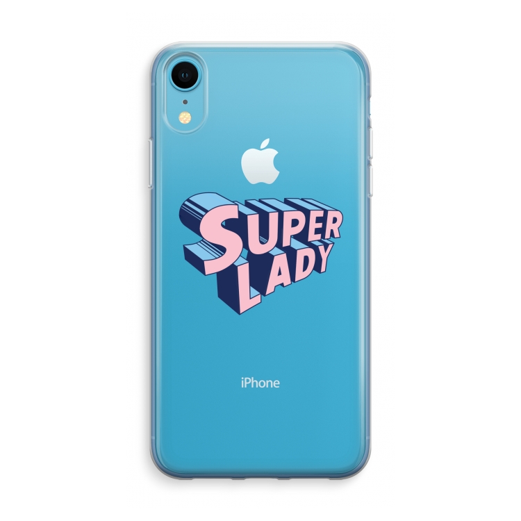 Superlady: iPhone XR Transparant Hoesje