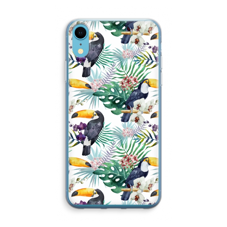 Tukans: iPhone XR Transparant Hoesje