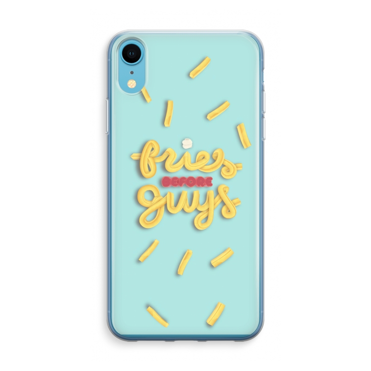 Always fries: iPhone XR Transparant Hoesje