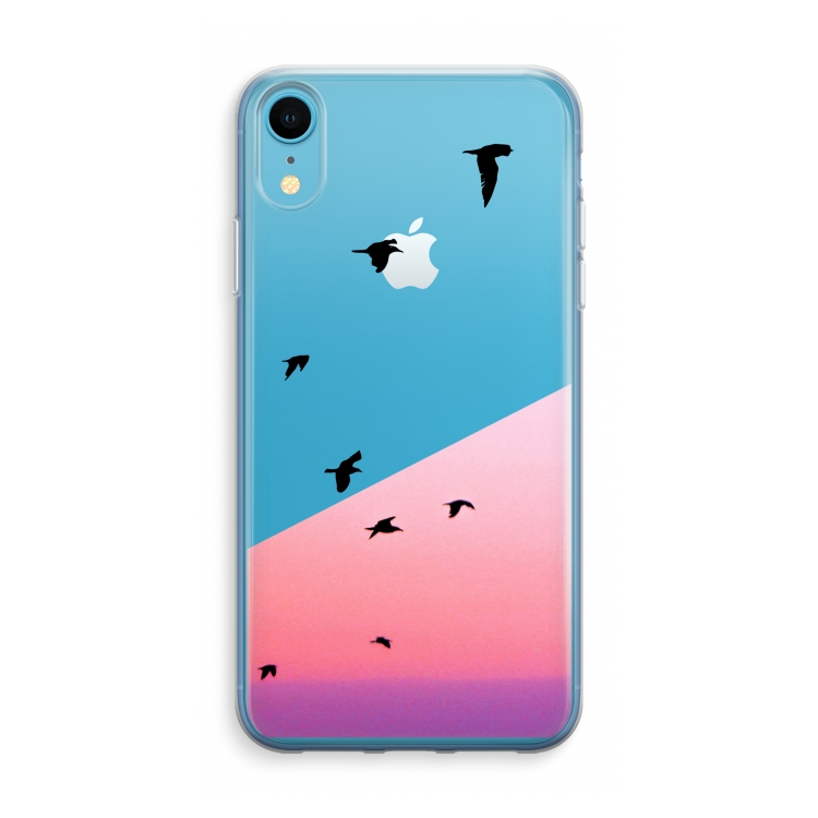 Fly away: iPhone XR Transparant Hoesje