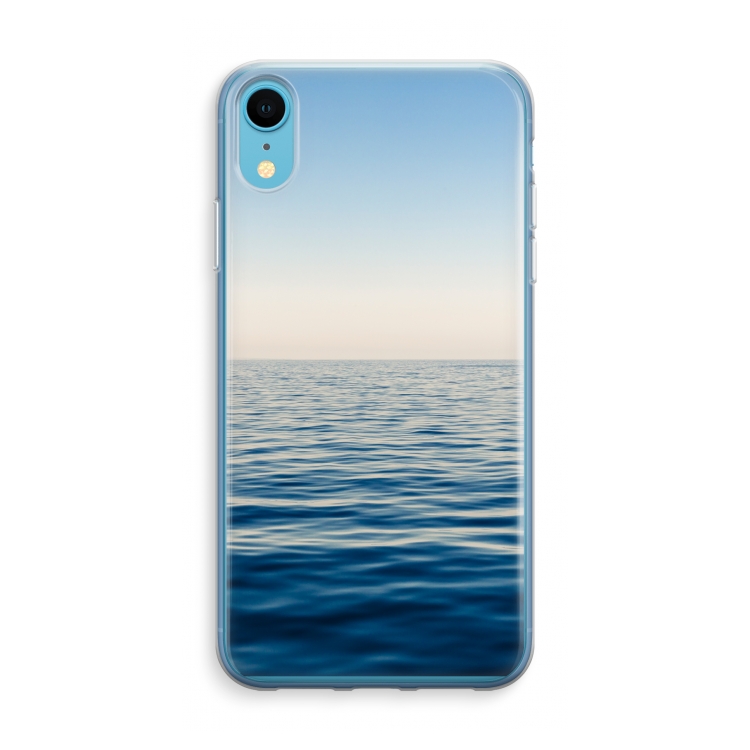 Water horizon: iPhone XR Transparant Hoesje