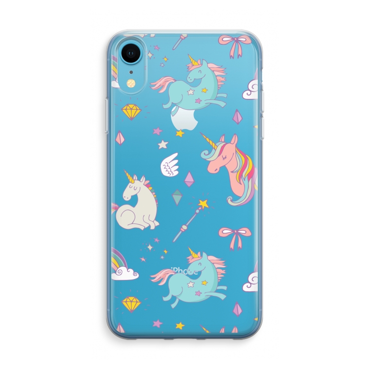 Fantasiewereld: iPhone XR Transparant Hoesje