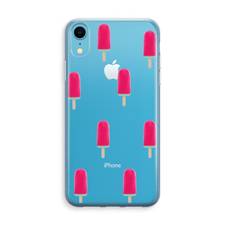 Waterijsje: iPhone XR Transparant Hoesje