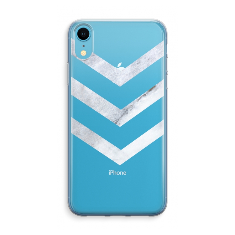 Marmeren pijlen: iPhone XR Transparant Hoesje