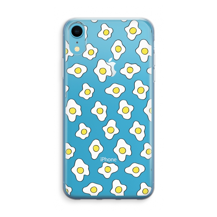 Spiegeleitjes: iPhone XR Transparant Hoesje