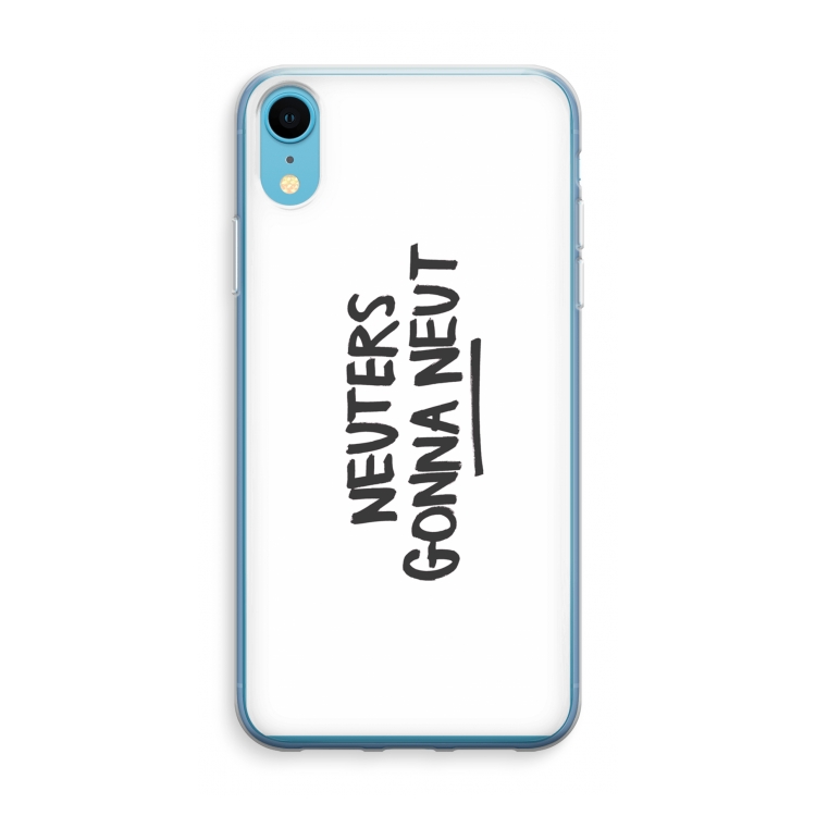 Neuters: iPhone XR Transparant Hoesje