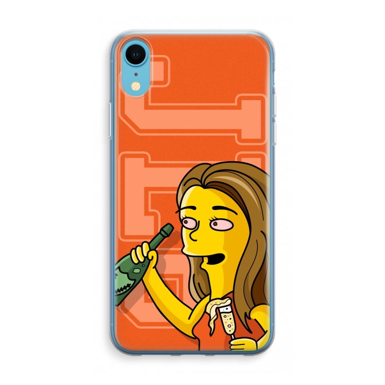 Jamie Lee Simpson: iPhone XR Transparant Hoesje
