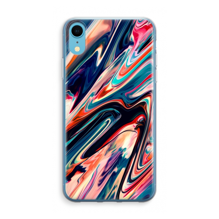 Quantum Being: iPhone XR Transparant Hoesje