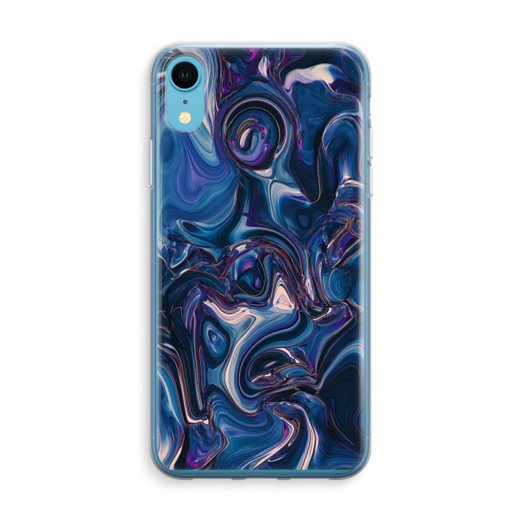 Mirrored Mirage: iPhone XR Transparant Hoesje