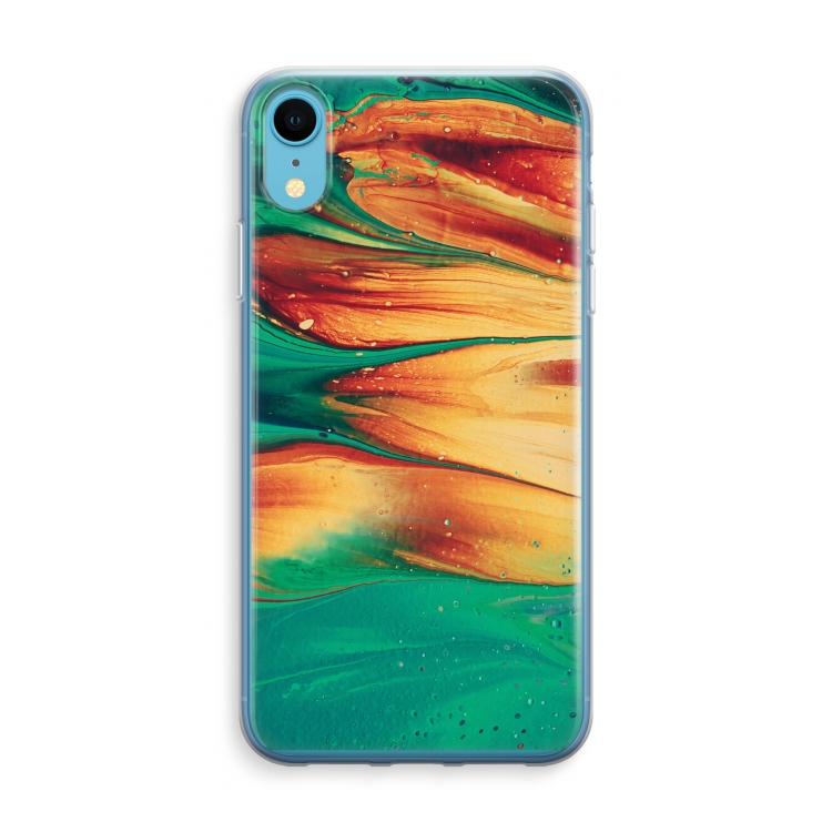 Green Inferno: iPhone XR Transparant Hoesje