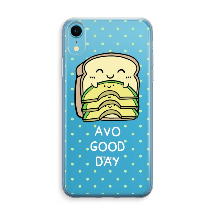 Avo Good Day: iPhone XR Transparant Hoesje