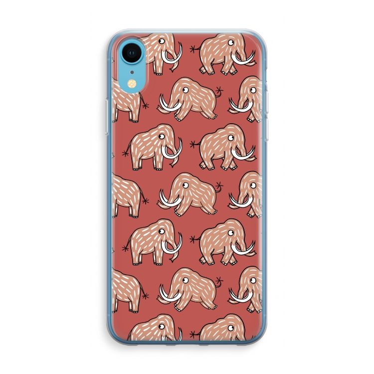 Mammoet: iPhone XR Transparant Hoesje