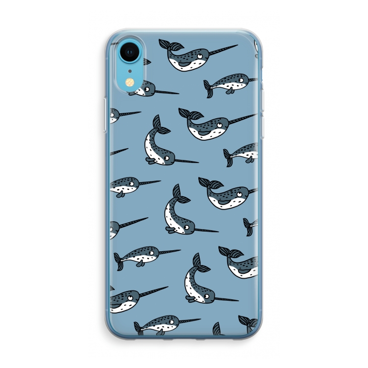 Narwhal: iPhone XR Transparant Hoesje