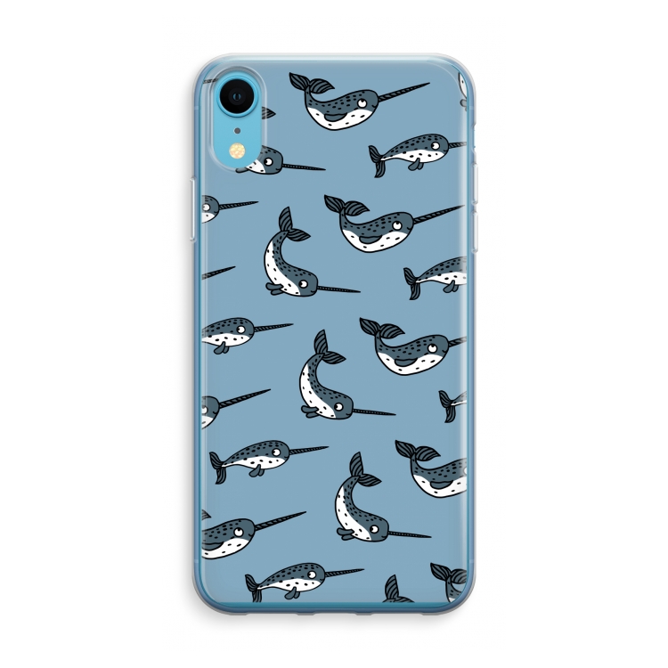 Narwhal: iPhone XR Transparant Hoesje