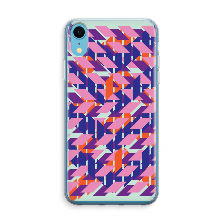 Skew Blush 3: iPhone XR Transparant Hoesje