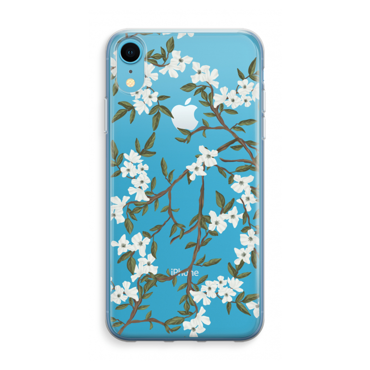 Blossoming spring: iPhone XR Transparant Hoesje