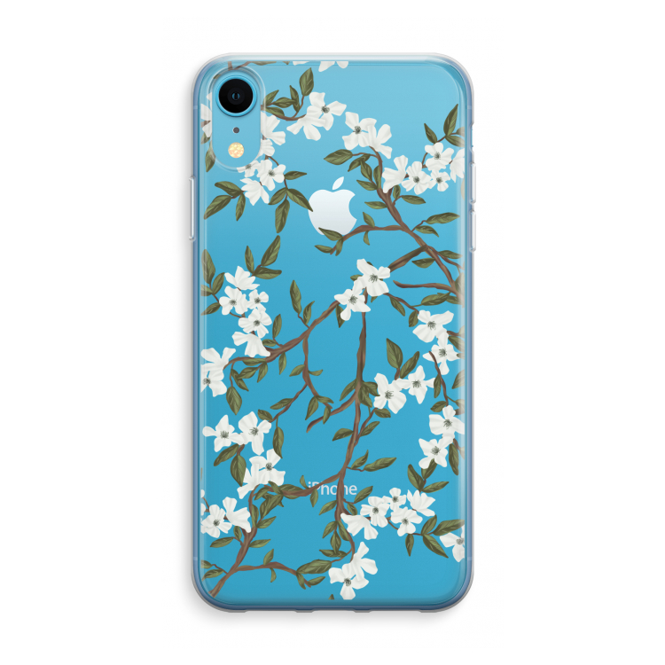 Blossoming spring: iPhone XR Transparant Hoesje