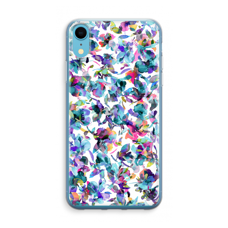 Hibiscus Flowers: iPhone XR Transparant Hoesje