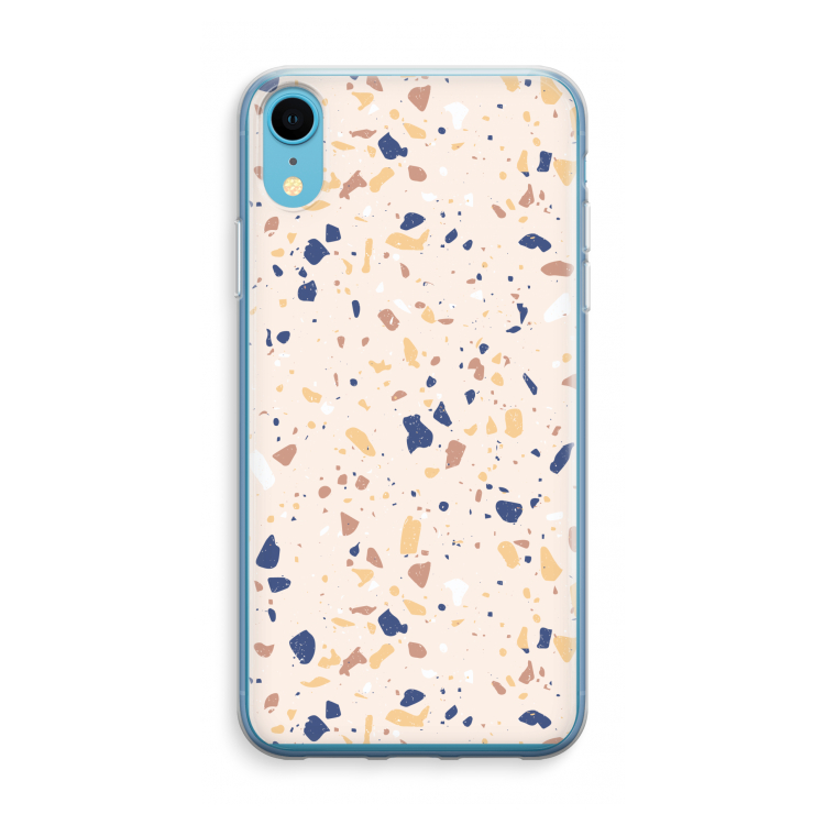 Terrazzo N°23: iPhone XR Transparant Hoesje