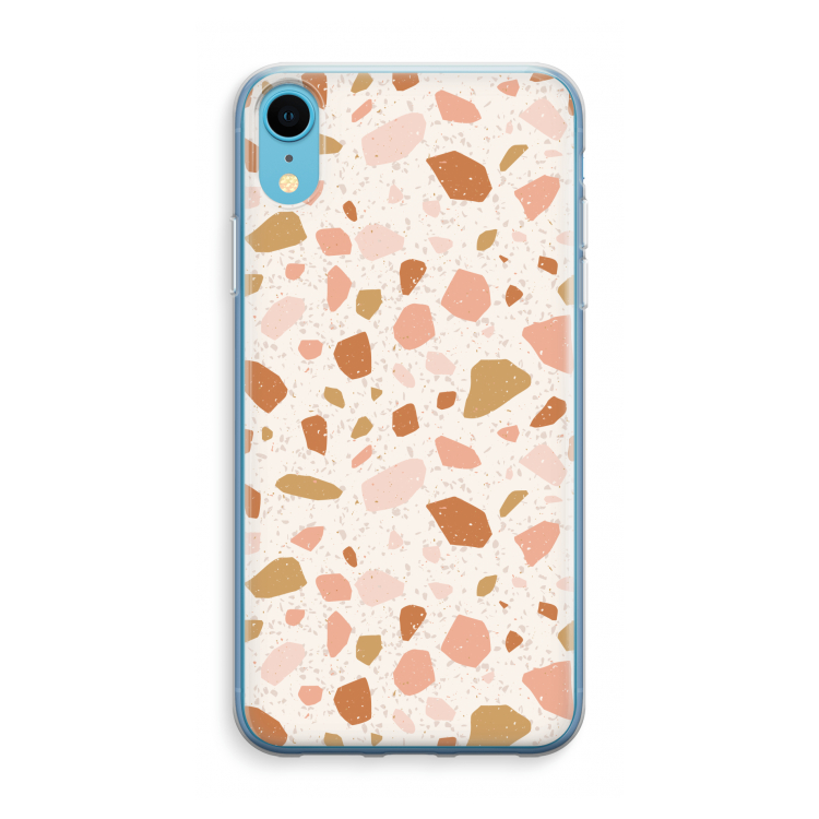 Terrazzo N°18: iPhone XR Transparant Hoesje