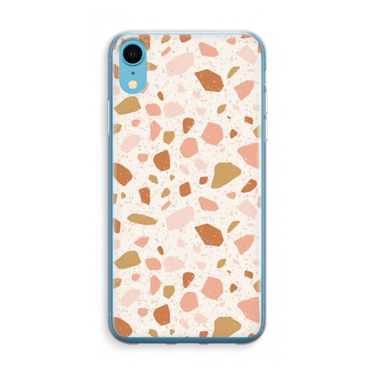 Terrazzo N°18: iPhone XR Transparant Hoesje