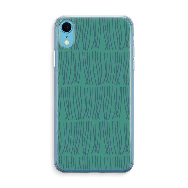 Swirls: iPhone XR Transparant Hoesje