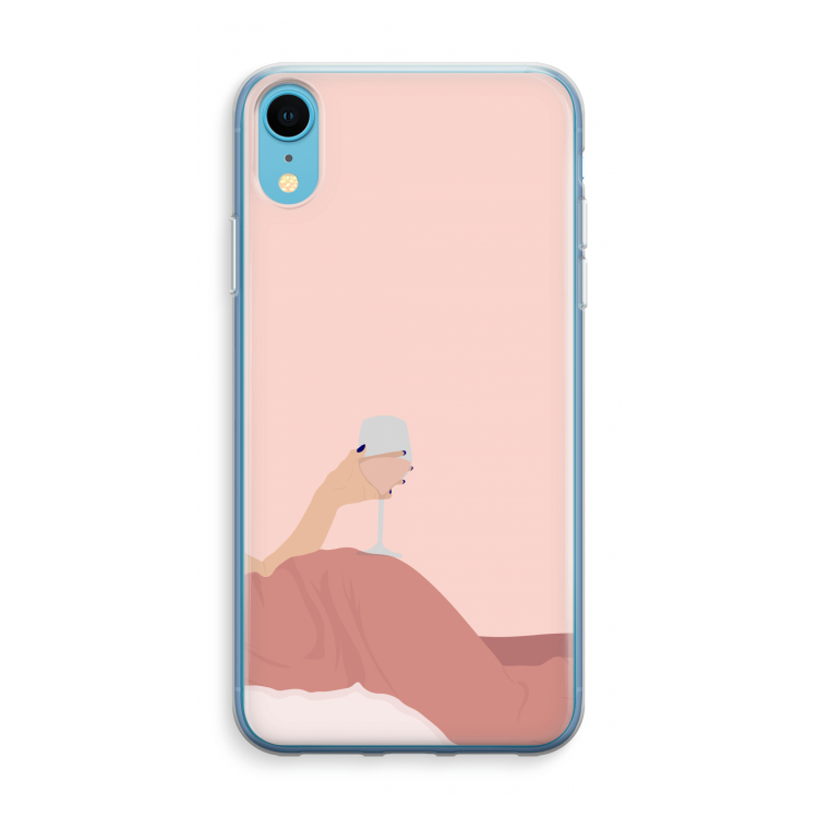 Wine: iPhone XR Transparant Hoesje