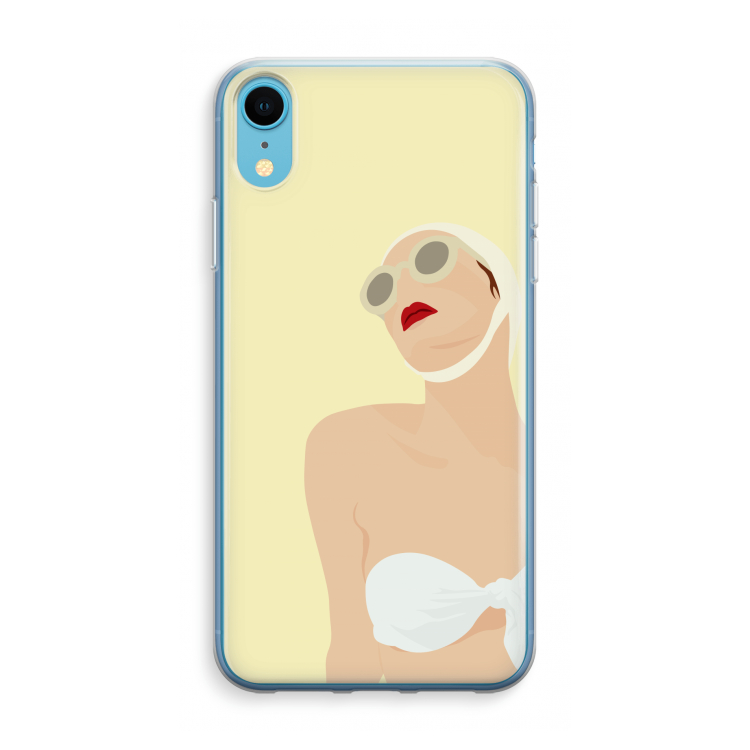 Summer: iPhone XR Transparant Hoesje