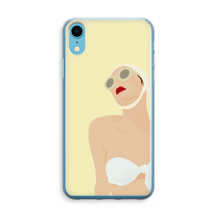 Summer: iPhone XR Transparant Hoesje