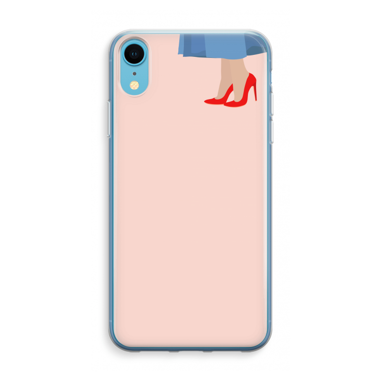 High heels: iPhone XR Transparant Hoesje