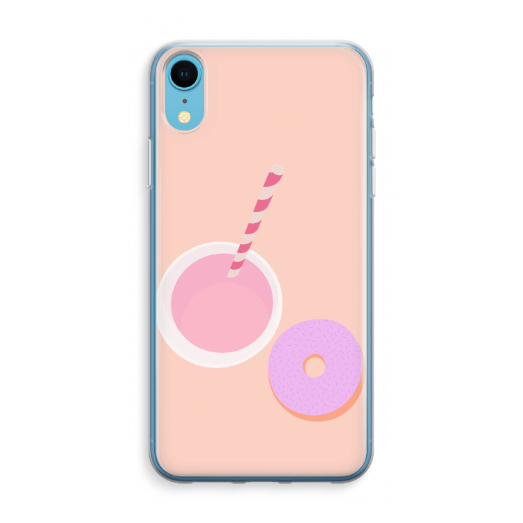 Donut: iPhone XR Transparant Hoesje