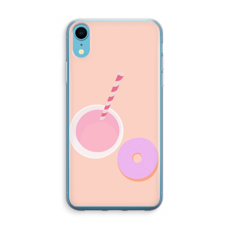 Donut: iPhone XR Transparant Hoesje