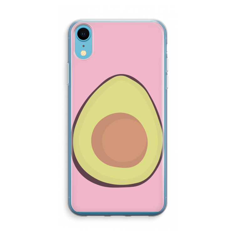 Avocado: iPhone XR Transparant Hoesje