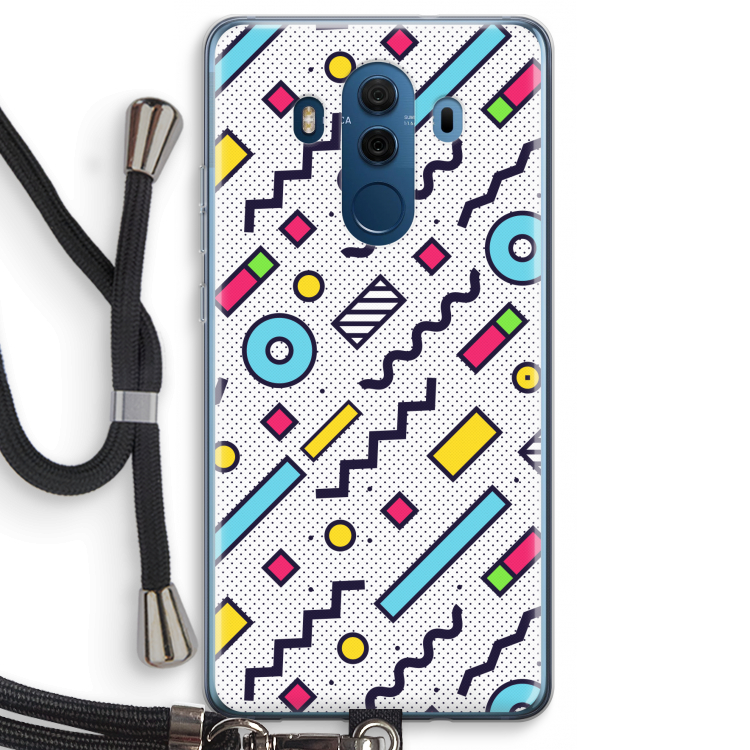 8-bit N°8: Huawei Mate 10 Pro Transparant Hoesje met koord