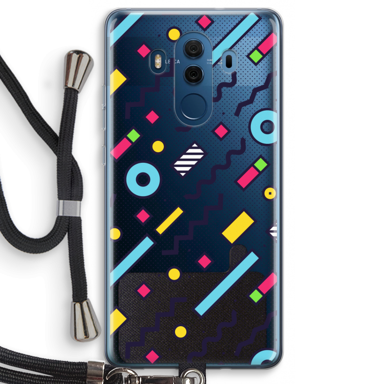 8-bit N°8: Huawei Mate 10 Pro Transparant Hoesje met koord