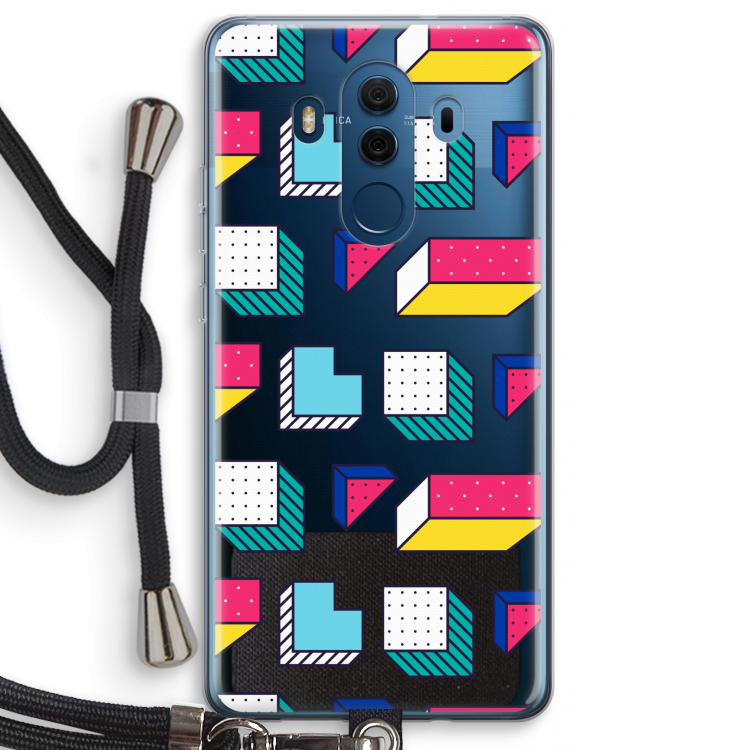 8-bit N°7: Huawei Mate 10 Pro Transparant Hoesje met koord